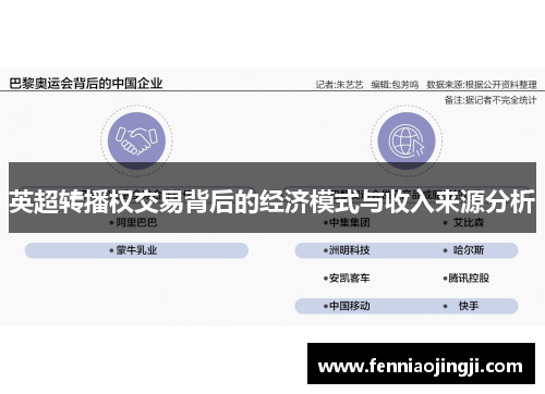 英超转播权交易背后的经济模式与收入来源分析